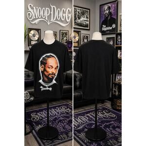 NWT Snoop Dogg Dogg Supply Graphic Tee XL Hip Hop Rap Shirt Black